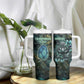 Nefertem Tumbler With Handle Primordial Bloom Lotus Mystical Lion Cosmic Egyptian