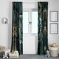 Nefertem Window Curtain Primordial Bloom Lotus Mystical Lion Cosmic Egyptian
