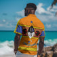 Swaziland Eswatini Hawaiian Shirt Lion Shield and Leopard Print Tribal Design