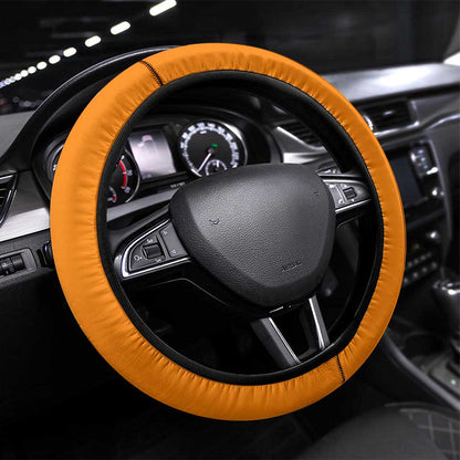 Swaziland Eswatini Steering Wheel Cover Lion Shield and Leopard Print Tribal Design