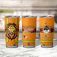 Swaziland Eswatini Tumbler Cup Lion Shield and Leopard Print Tribal Design