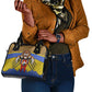 Swaziland Eswatini Shoulder Handbag Coat of Arms Lion Elephant Shield Leopard Print Design