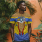 Swaziland Eswatini T shirt Coat of Arms Lion Elephant Shield Leopard Print Design