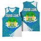 Sierra Leone Crest Basketball Jersey with National Coat of Arms and Flag Colors TS04