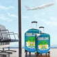 Sierra Leone Crest Luggage Cover with National Coat of Arms and Flag Colors