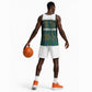 Sierra Leone Basketball Jersey - Tribal Animal Pattern Featuring Lion Elephant Giraffe and Monkey TS04