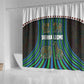 Sierra Leone Shower Curtain - Tribal Animal Pattern Featuring Lion Elephant Giraffe and Monkey