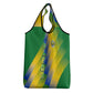 Gabon Flag Grocery Bag - National Coat of Arms and Vertical Design