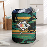 Rooting For Every HBCU Laundry Basket Pan African Kente Pattern - History And Knowledge Torch