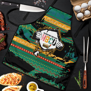 Rooting For Every HBCU Apron Pan African Kente Pattern - History And Knowledge Torch