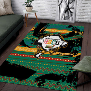 Rooting For Every HBCU Area Rug Pan African Kente Pattern - History And Knowledge Torch