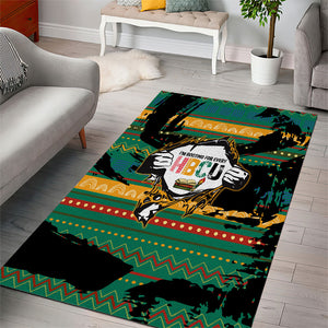 Rooting For Every HBCU Area Rug Pan African Kente Pattern - History And Knowledge Torch