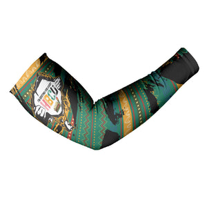 Rooting For Every HBCU Arm Sleeves Pan African Kente Pattern - History And Knowledge Torch