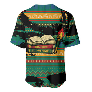 Rooting For Every HBCU Baseball Jersey Pan African Kente Pattern - History And Knowledge Torch