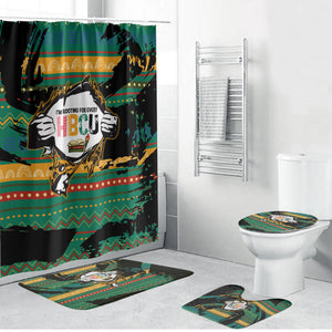 Rooting For Every HBCU Bathroom Set Pan African Kente Pattern - History And Knowledge Torch