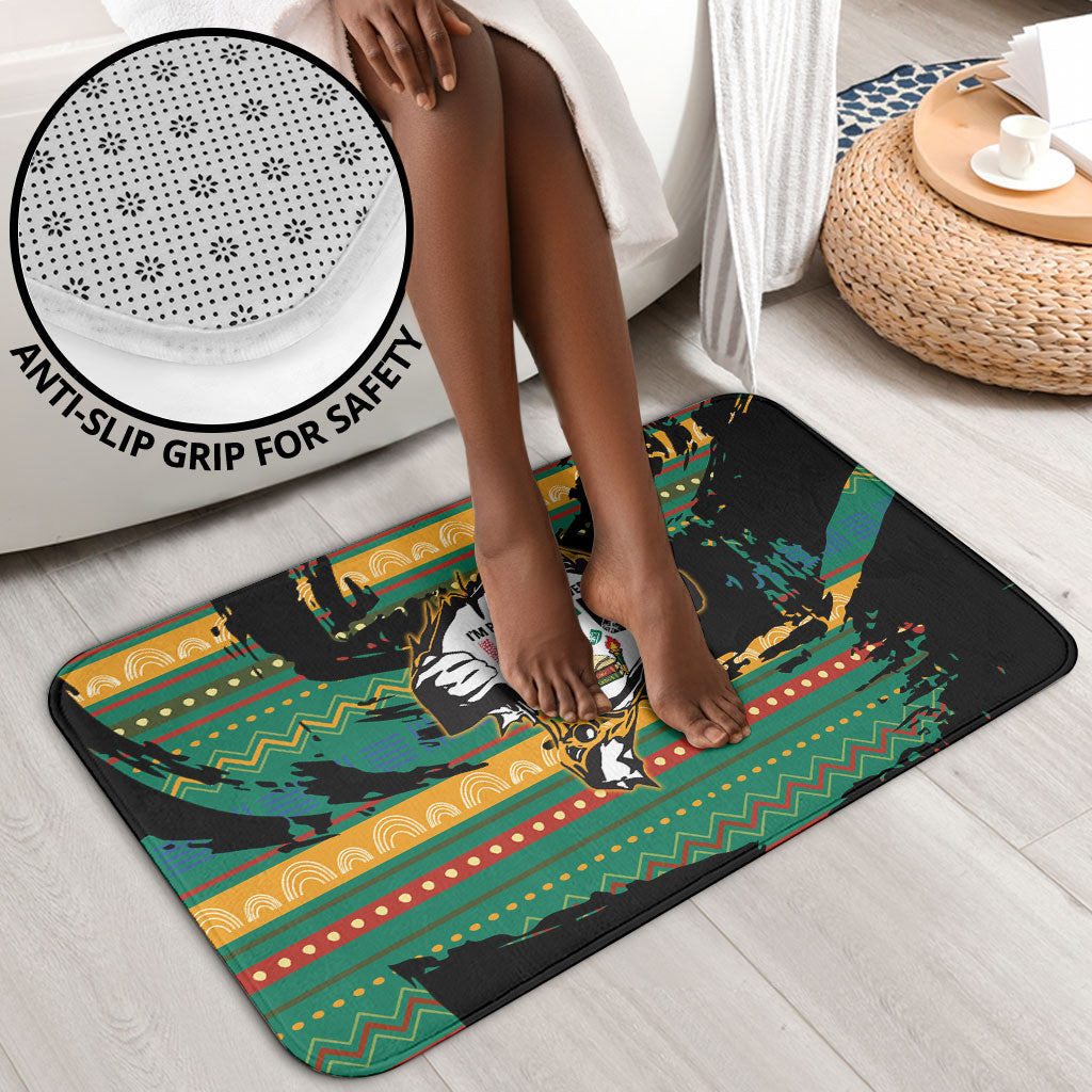 Rooting For Every HBCU Bathroom Set Pan African Kente Pattern - History And Knowledge Torch
