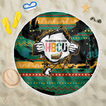 Rooting For Every HBCU Beach Blanket Pan African Kente Pattern - History And Knowledge Torch