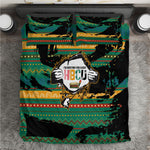 Rooting For Every HBCU Bedding Set Pan African Kente Pattern - History And Knowledge Torch