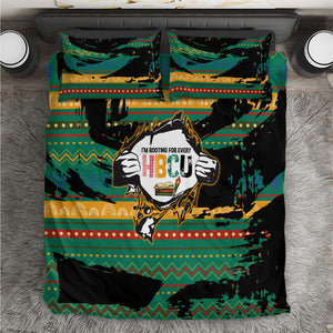 Rooting For Every HBCU Bedding Set Pan African Kente Pattern - History And Knowledge Torch