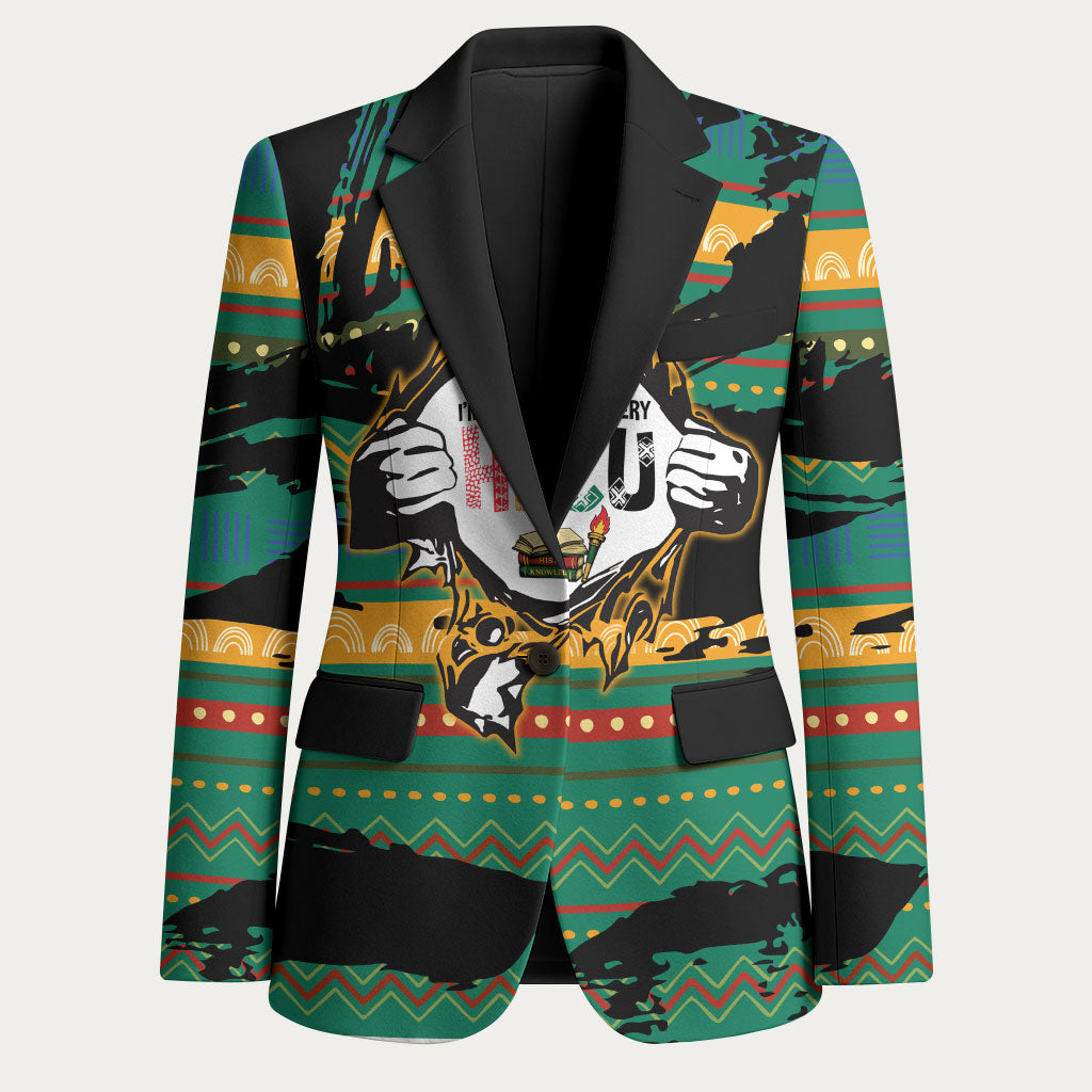 Rooting For Every HBCU Blazer Pan African Kente Pattern - History And Knowledge Torch