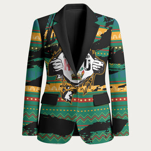 Rooting For Every HBCU Blazer Pan African Kente Pattern - History And Knowledge Torch