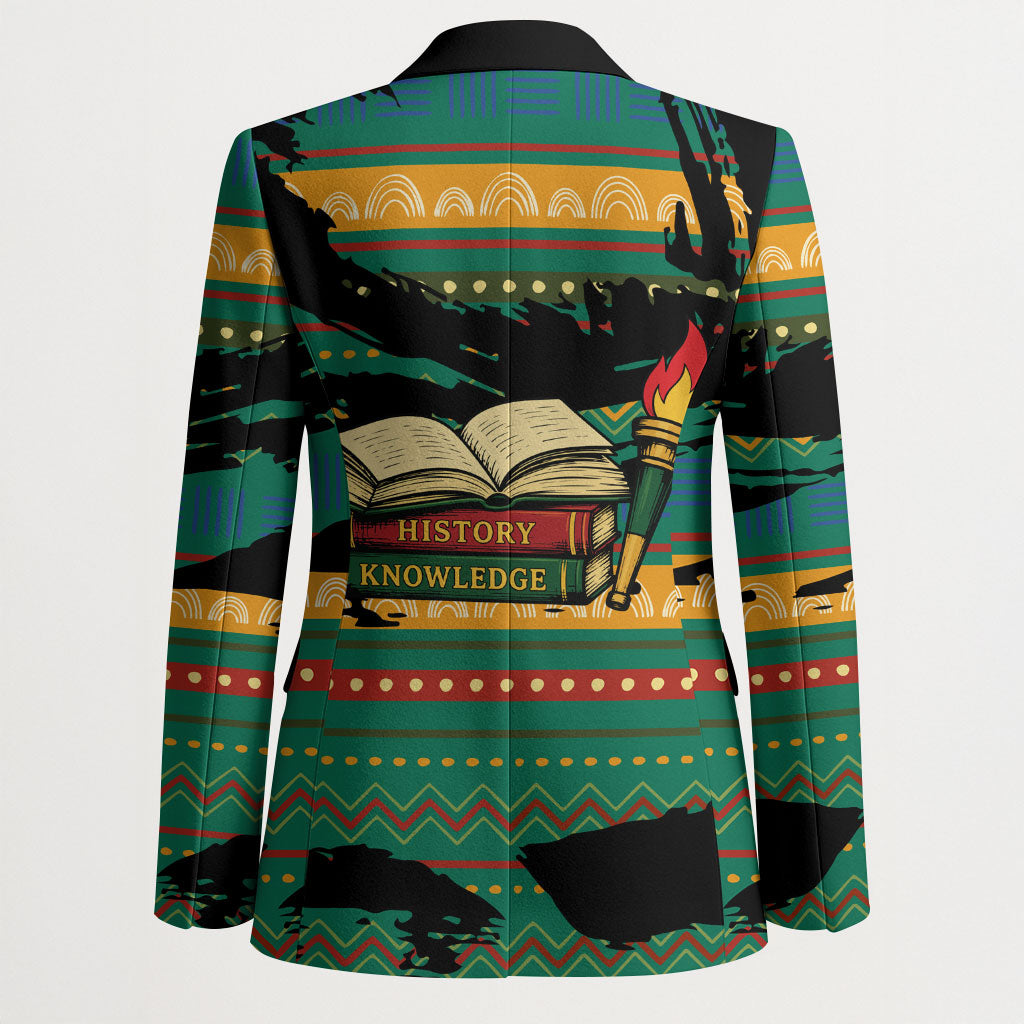 Rooting For Every HBCU Blazer Pan African Kente Pattern - History And Knowledge Torch