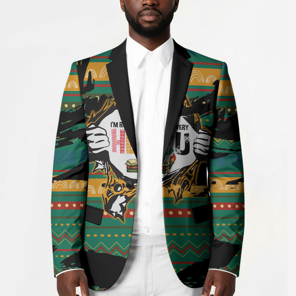 Rooting For Every HBCU Blazer Pan African Kente Pattern - History And Knowledge Torch