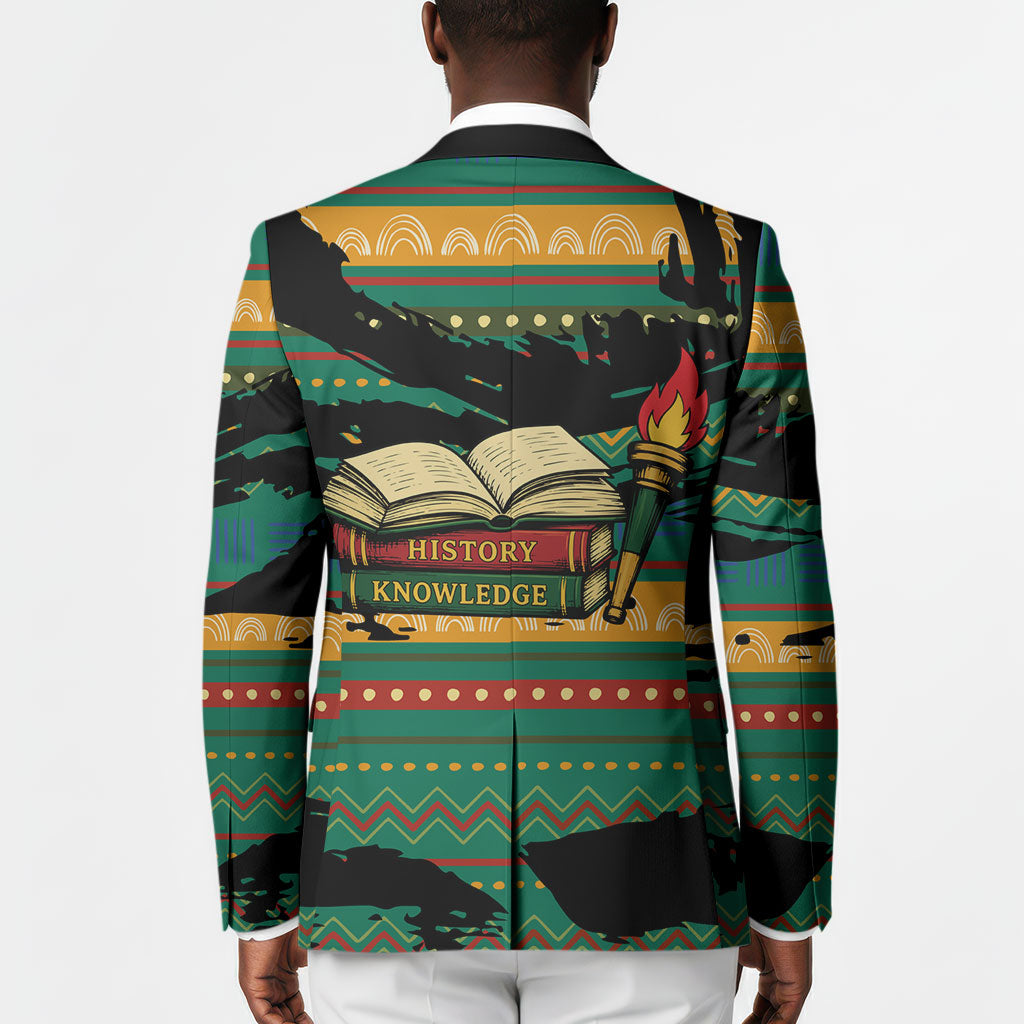Rooting For Every HBCU Blazer Pan African Kente Pattern - History And Knowledge Torch