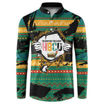 Rooting For Every HBCU Button Sweatshirt Pan African Kente Pattern - History And Knowledge Torch