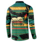 Rooting For Every HBCU Button Sweatshirt Pan African Kente Pattern - History And Knowledge Torch
