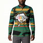 Rooting For Every HBCU Button Sweatshirt Pan African Kente Pattern - History And Knowledge Torch