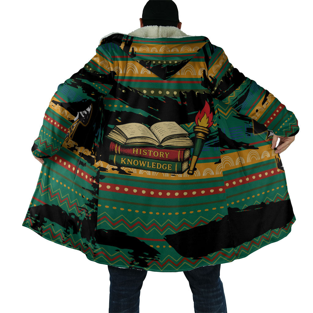 Rooting For Every HBCU Cloak Pan African Kente Pattern - History And Knowledge Torch
