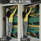 Rooting For Every HBCU Door Cover Pan African Kente Pattern - History And Knowledge Torch