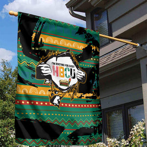 Rooting For Every HBCU Garden Flag Pan African Kente Pattern - History And Knowledge Torch