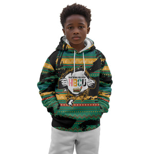 Rooting For Every HBCU Kid Hoodie Pan African Kente Pattern - History And Knowledge Torch