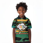 Rooting For Every HBCU Kid Polo Shirt Pan African Kente Pattern - History And Knowledge Torch