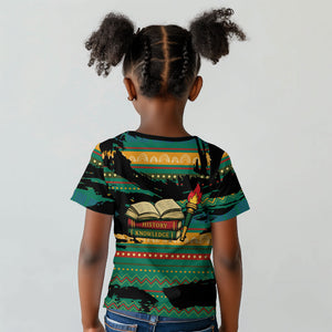 Rooting For Every HBCU Kid T shirt Pan African Kente Pattern - History And Knowledge Torch