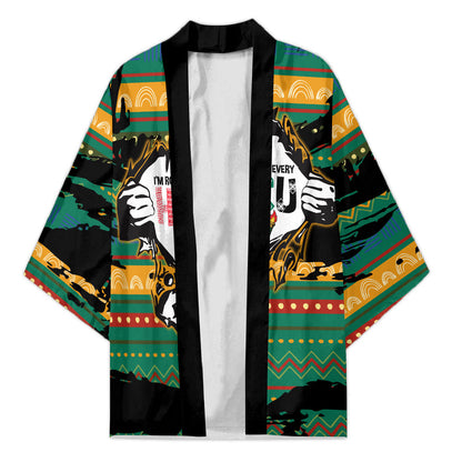 Rooting For Every HBCU Kimono Pan African Kente Pattern - History And Knowledge Torch