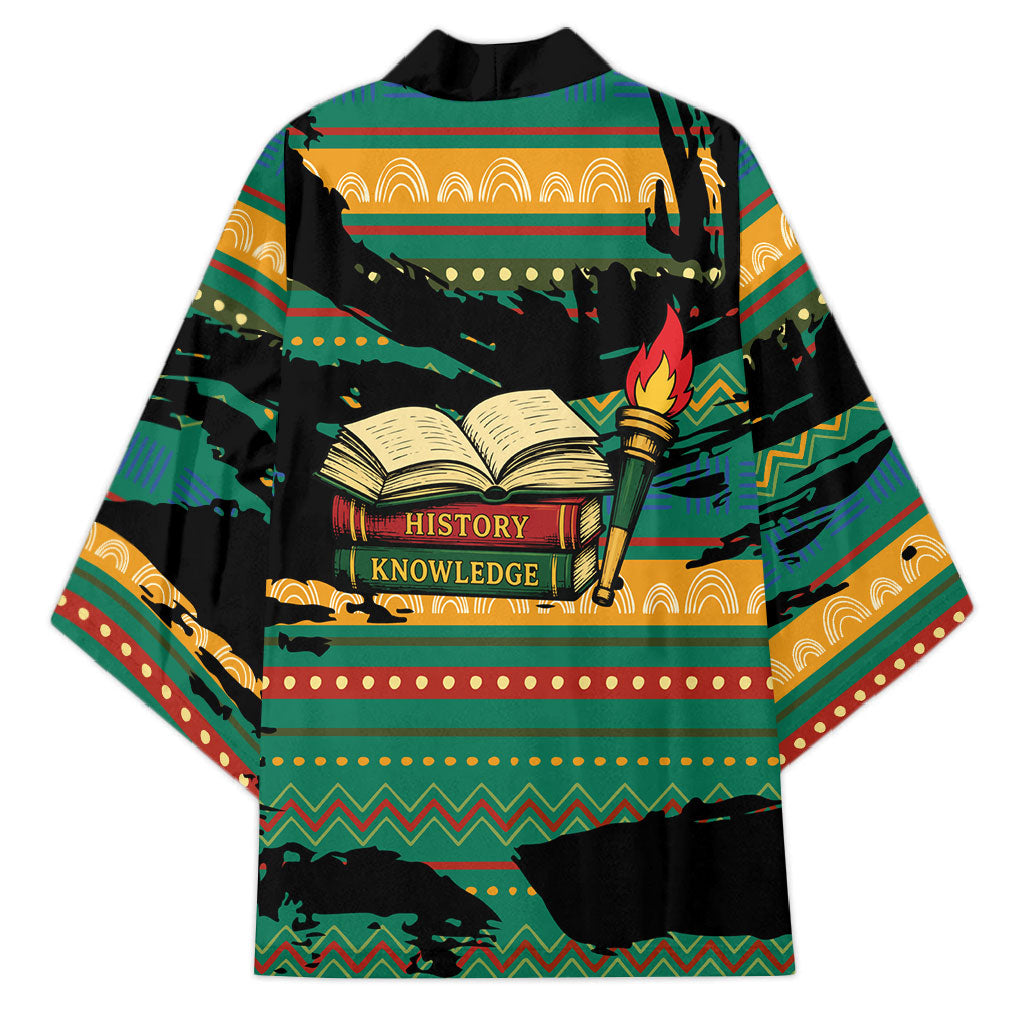 Rooting For Every HBCU Kimono Pan African Kente Pattern - History And Knowledge Torch