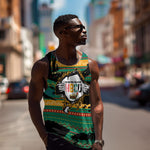 Rooting For Every HBCU Men Tank Top Pan African Kente Pattern - History And Knowledge Torch
