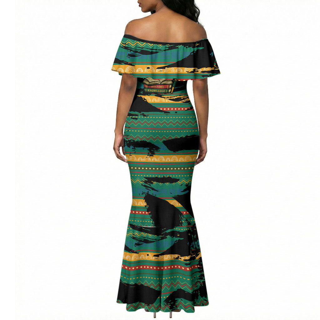 Rooting For Every HBCU Mermaid Dress Pan African Kente Pattern - History And Knowledge Torch