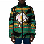Rooting For Every HBCU Padded Jacket Pan African Kente Pattern - History And Knowledge Torch