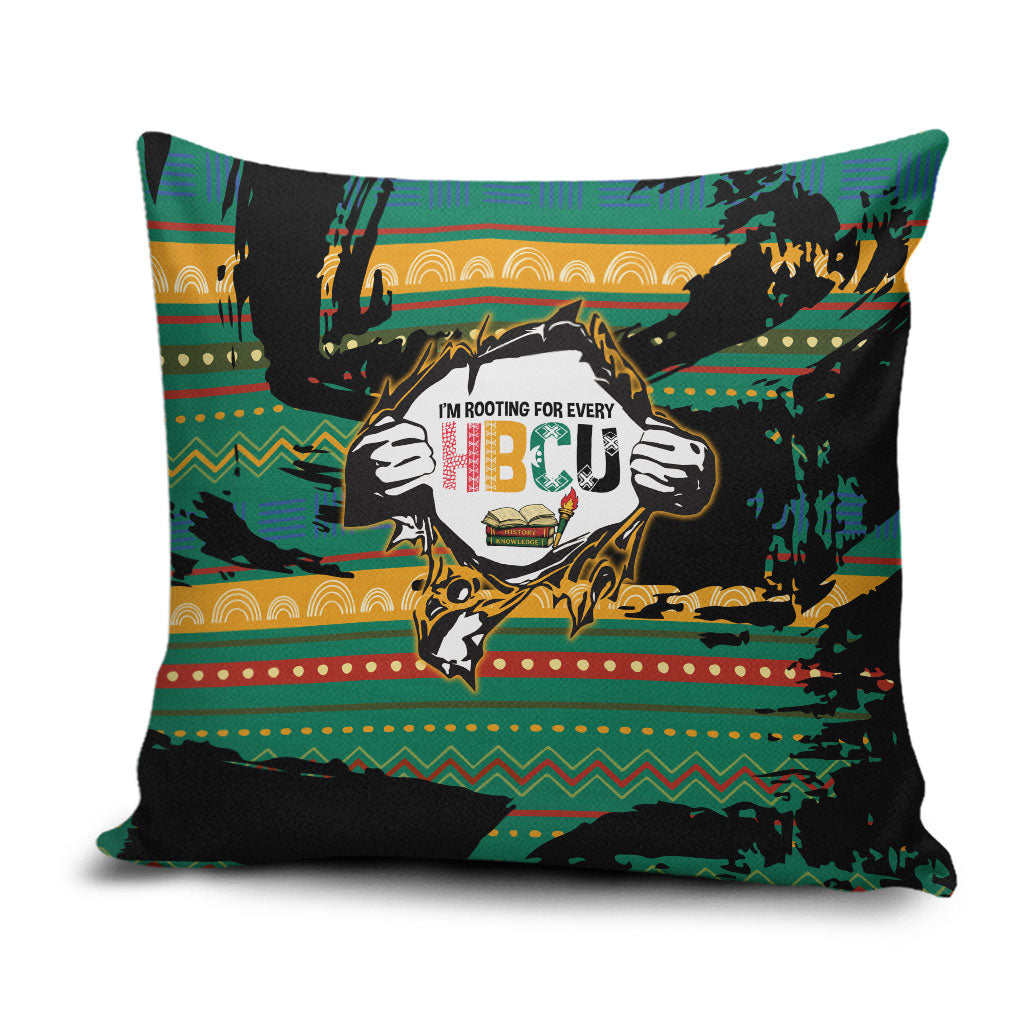 Rooting For Every HBCU Pillow Cover Pan African Kente Pattern - History And Knowledge Torch