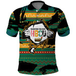 Rooting For Every HBCU Polo Shirt Pan African Kente Pattern - History And Knowledge Torch