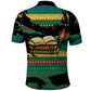 Rooting For Every HBCU Polo Shirt Pan African Kente Pattern - History And Knowledge Torch