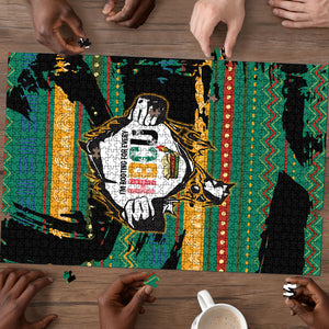 Rooting For Every HBCU Puzzle Pan African Kente Pattern - History And Knowledge Torch