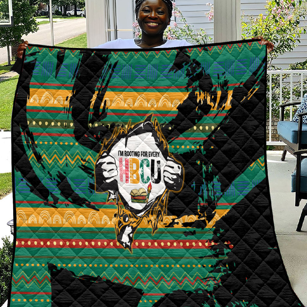 Rooting For Every HBCU Quilt Pan African Kente Pattern - History And Knowledge Torch