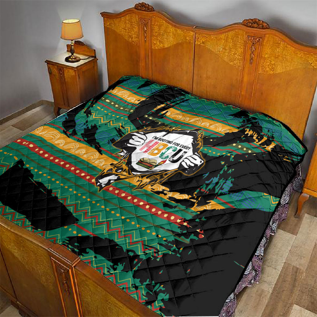Rooting For Every HBCU Quilt Pan African Kente Pattern - History And Knowledge Torch