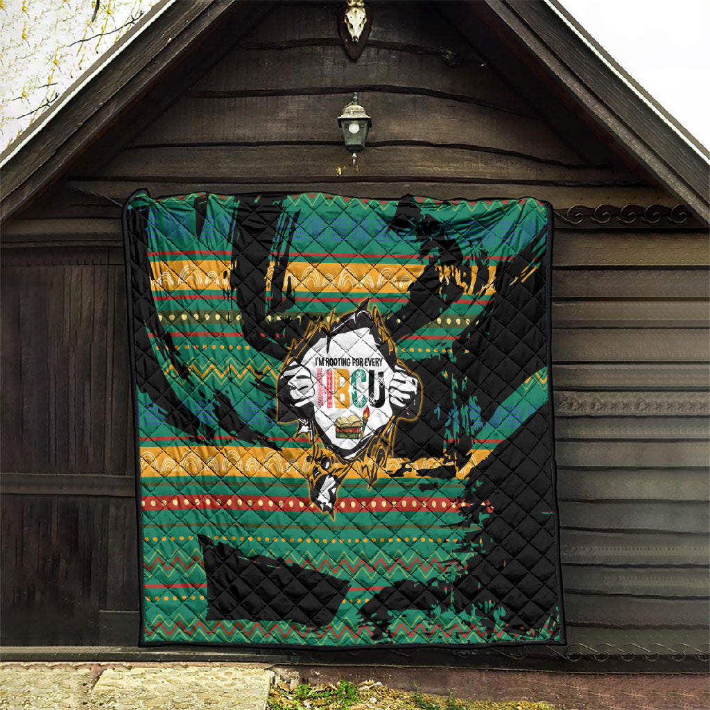 Rooting For Every HBCU Quilt Pan African Kente Pattern - History And Knowledge Torch