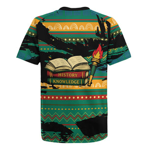 Rooting For Every HBCU Rugby Jersey Pan African Kente Pattern - History And Knowledge Torch